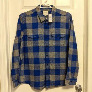 American Eagle AE Men's Blue/Grey Flannel Men's XXL